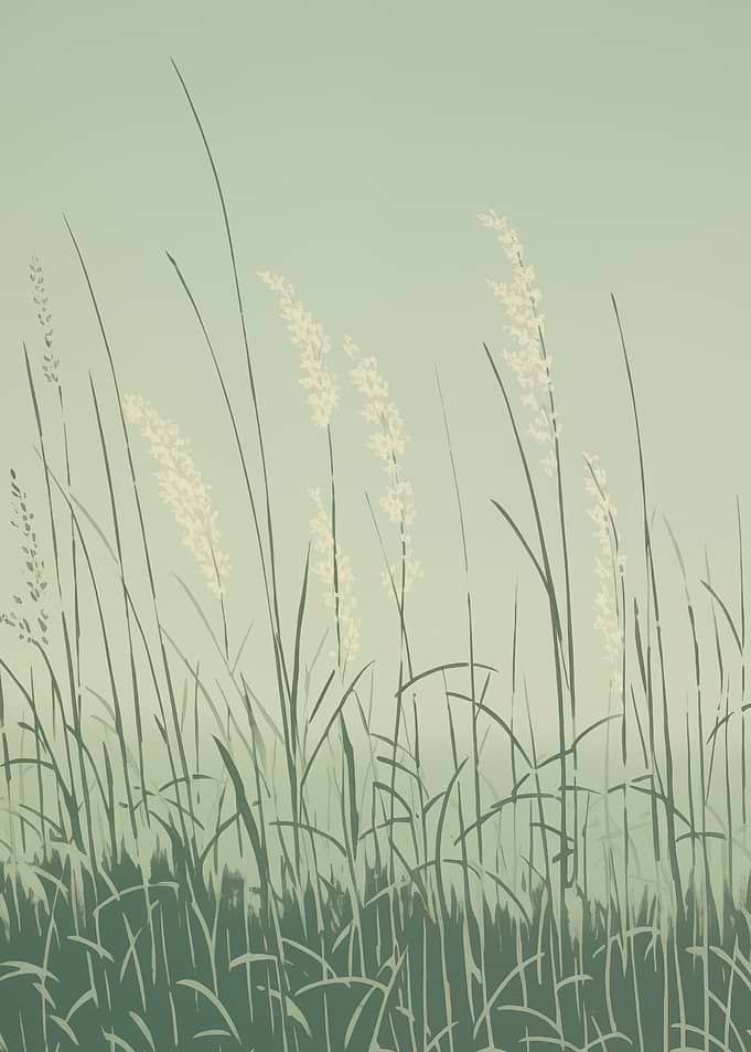 Green Grass Field Art