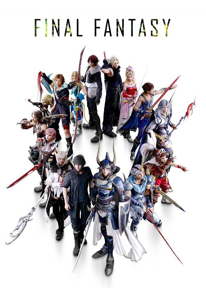 Final Fantasy characters group shot