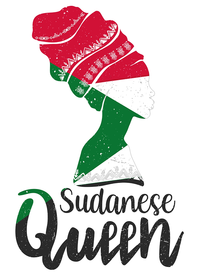Sudanese Queen Sudan Flag Afro Roots