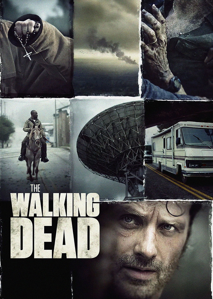 The Walking Dead Collage Poster