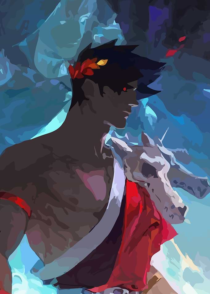 Zagreus Hades Game Character Portrait