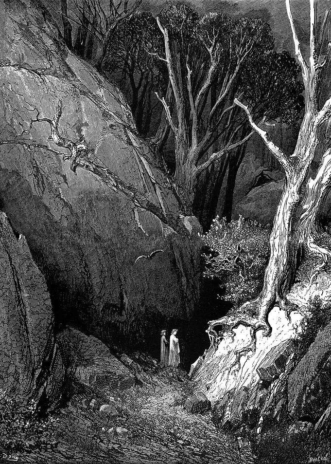 Gustave Doré - 1857 Illustrations for The Divine Comedy by Dante Alighieri - Inferno