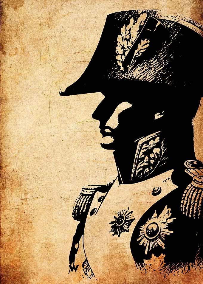 Napoleon Bonaparte Silhouette Portrait