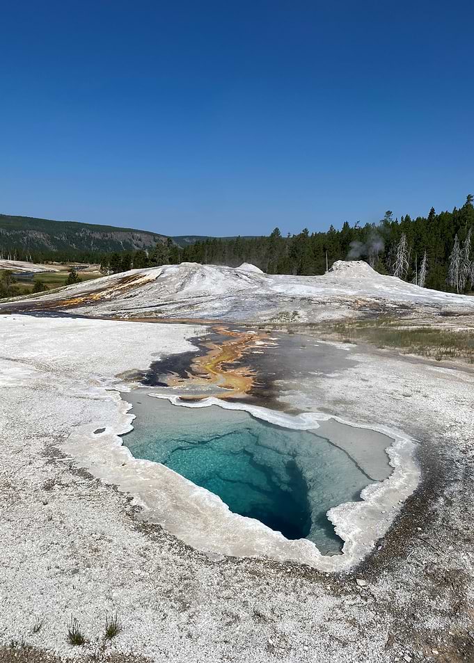 Geothermal Pool in Yellowstone National Park