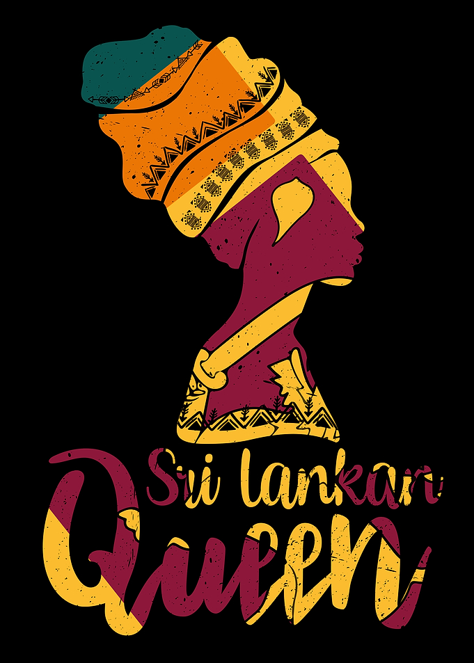 Sri Lankan Queen Sri Lanka Flag Afro Roots