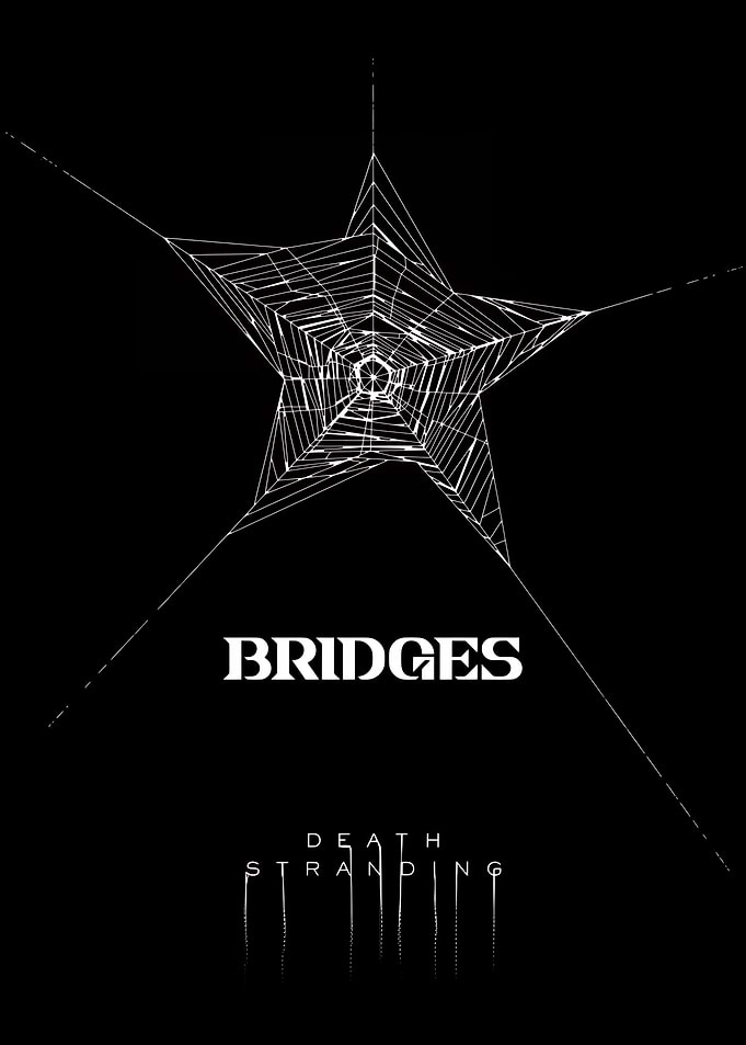 Death Stranding Bridges Spiderweb Poster