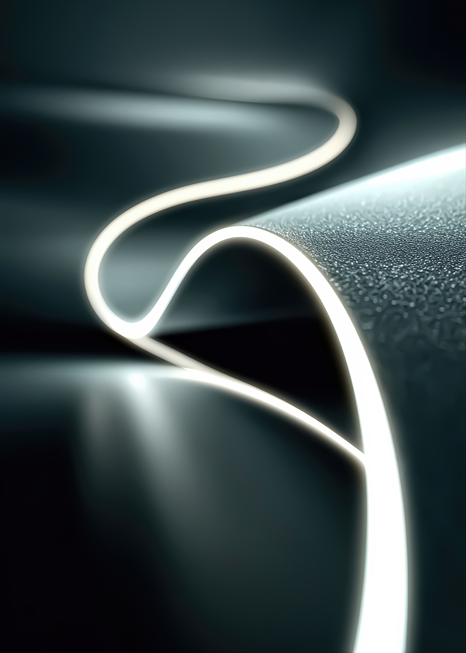 Abstract Neon Light Curve