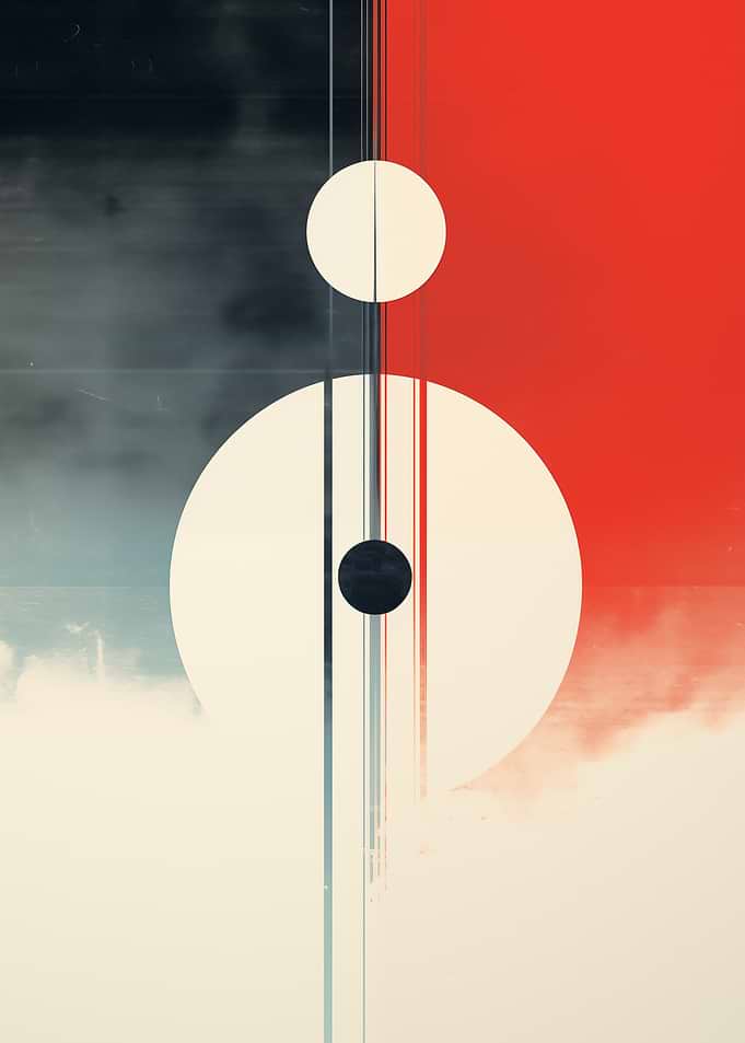 Abstract Circles and Lines