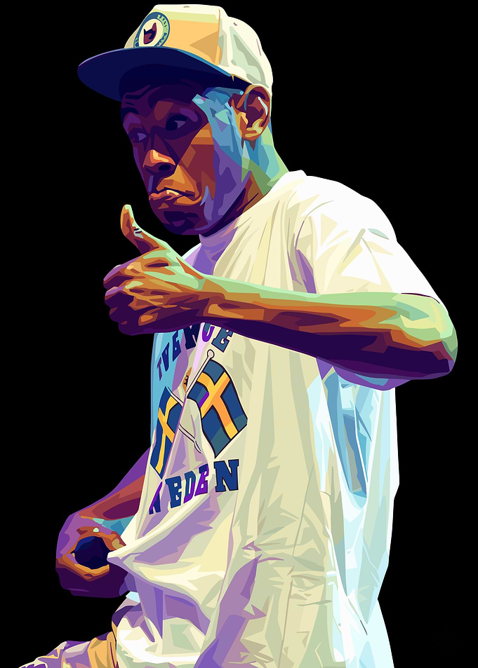 Tyler, the Creator, Pop Art Portrait