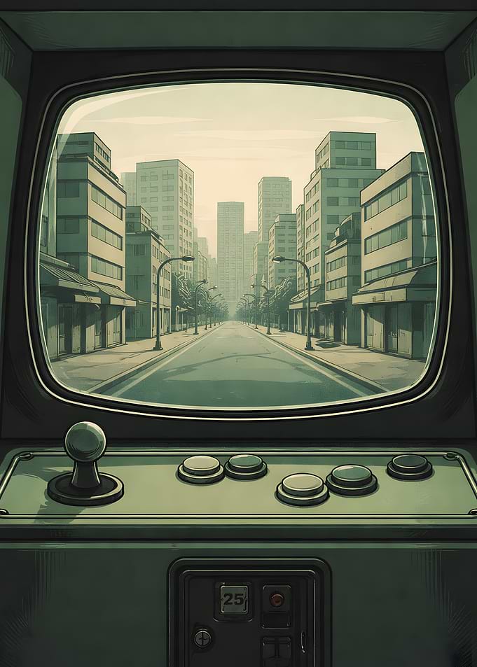 Arcade Machine Cityscape