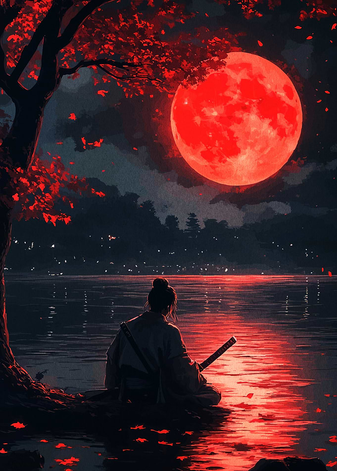 Samurai under the Red Moon