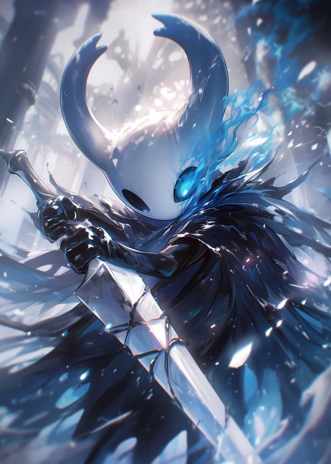 Hollow Knight with Sword