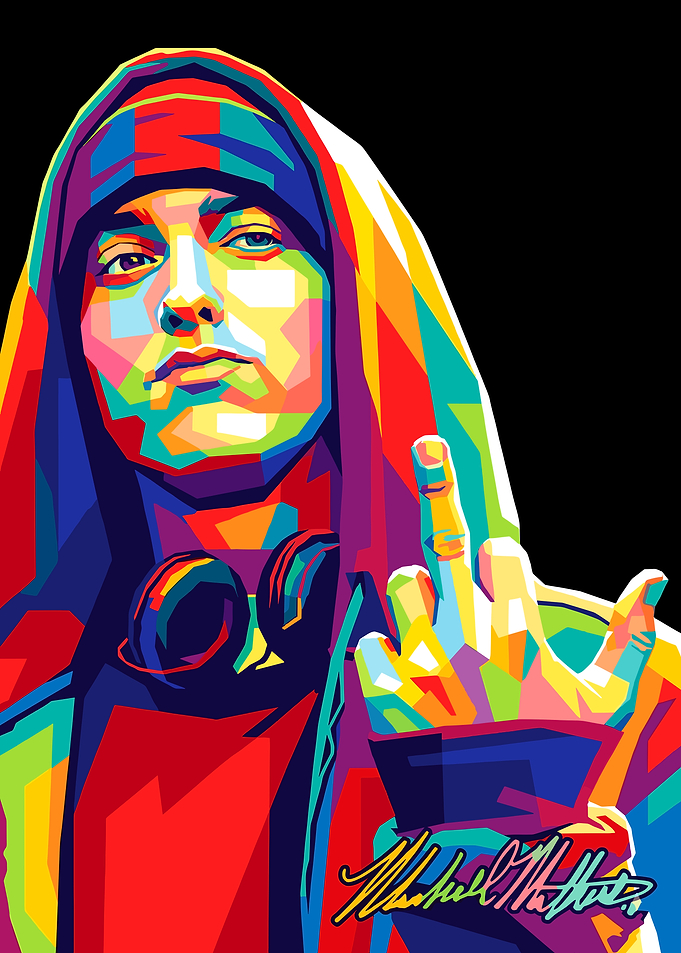 Eminem Pop Art Portrait