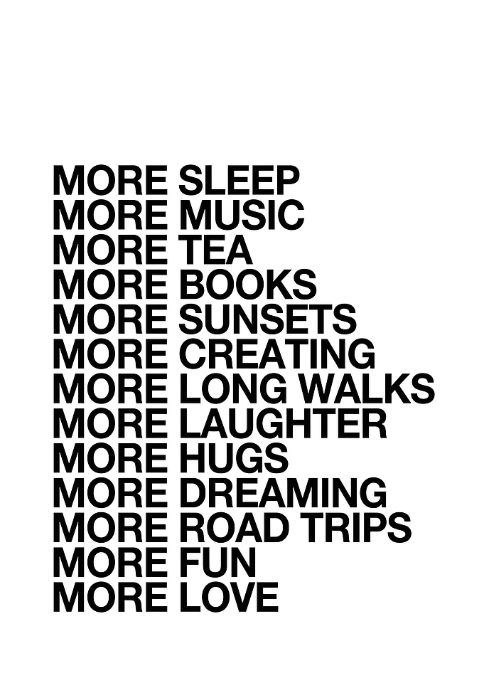 More of Everything Text Art