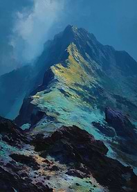 Mountain Ridge Painting