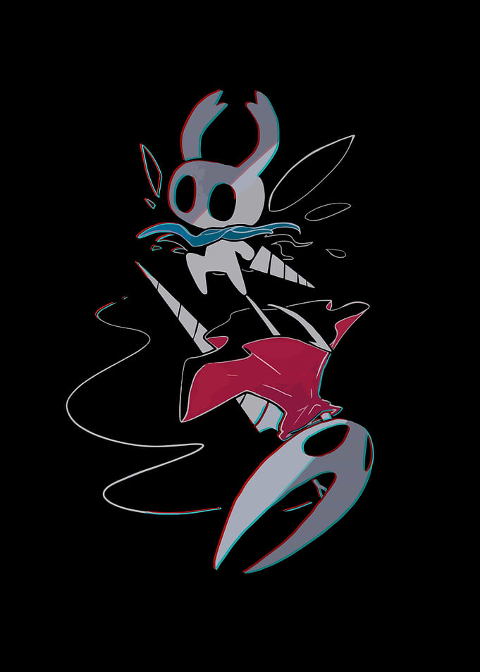 Hollow Knight character art