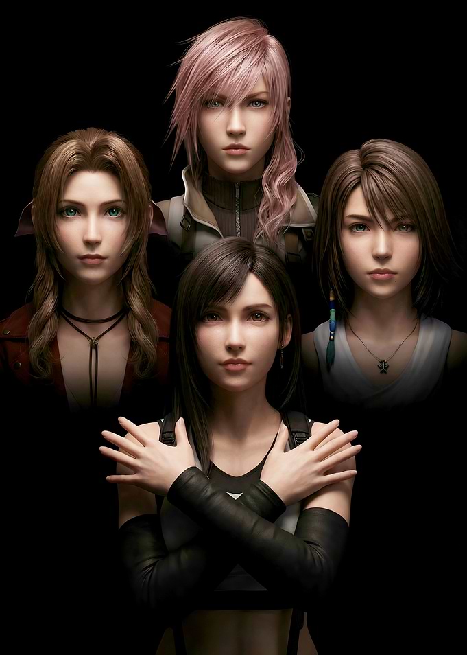 Final Fantasy Female Characters Portrait