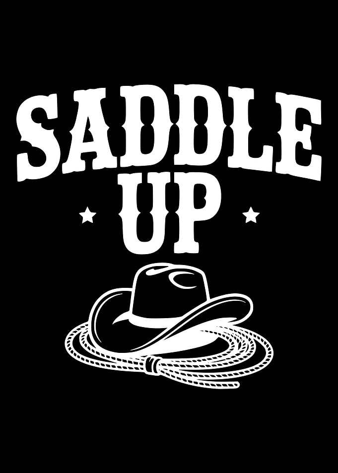 Saddle Up Cowboy Hat and Rope