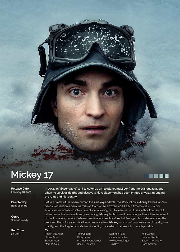 Mickey 17 Movie Poster