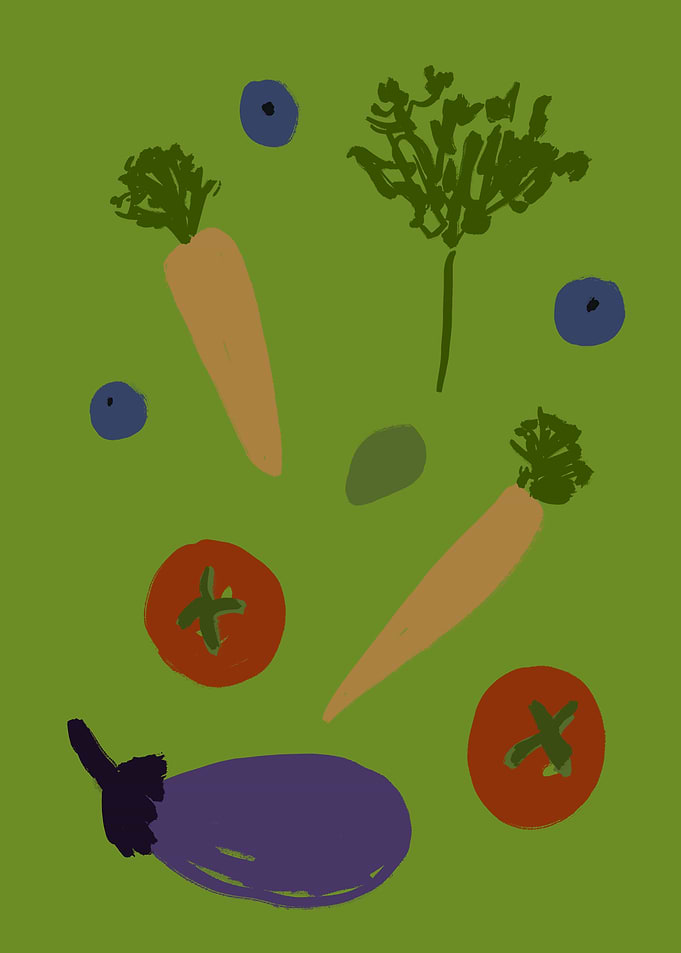 Vegetable and Fruit Still Life