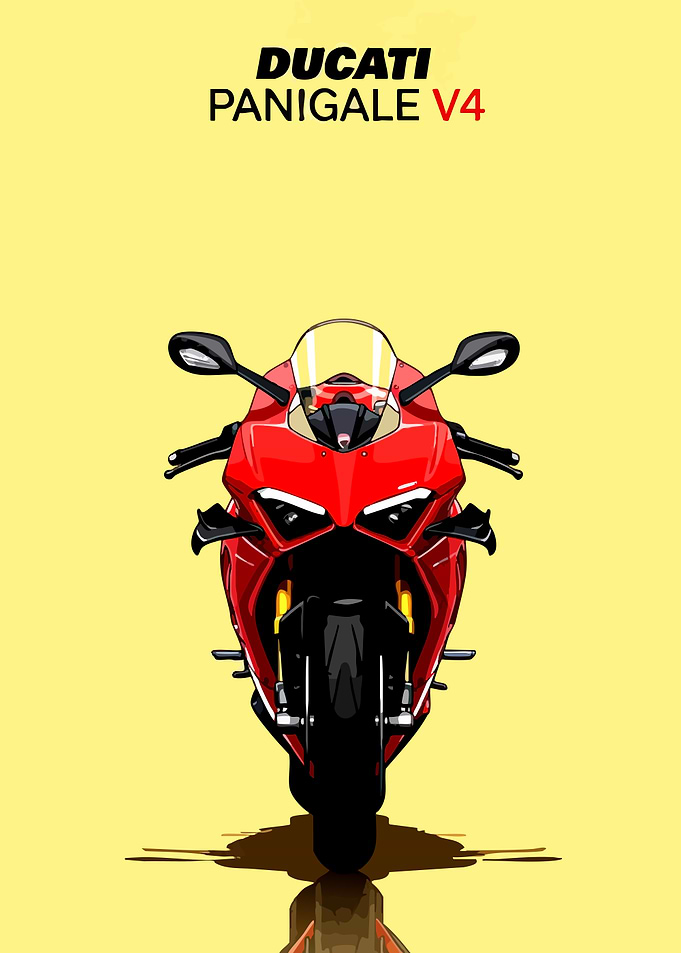 Ducati Panigale V4 Illustration