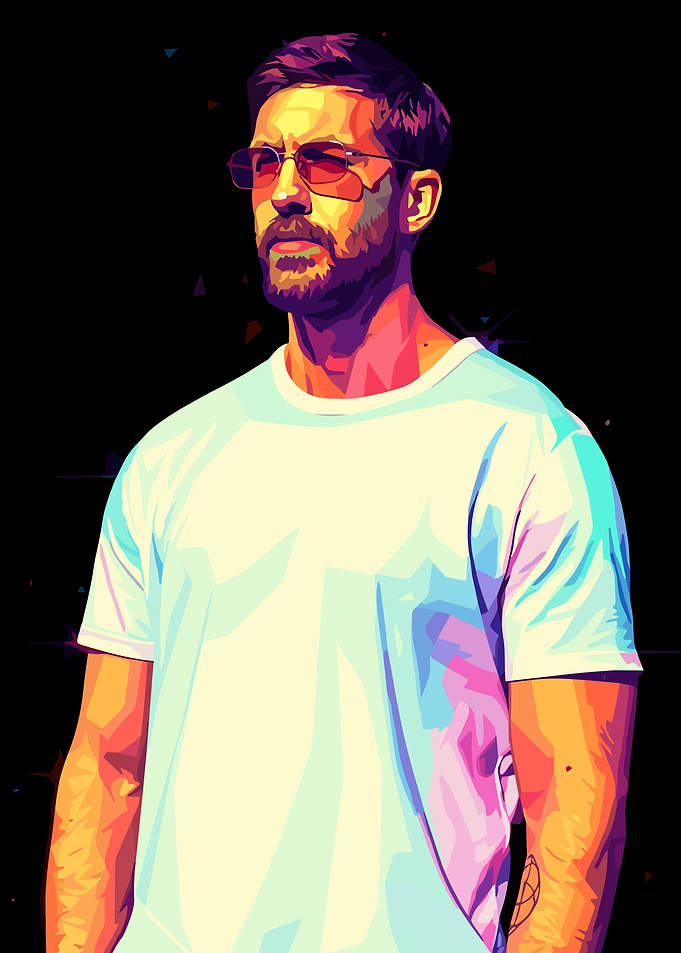 Calvin Harris Pop Art Portrait