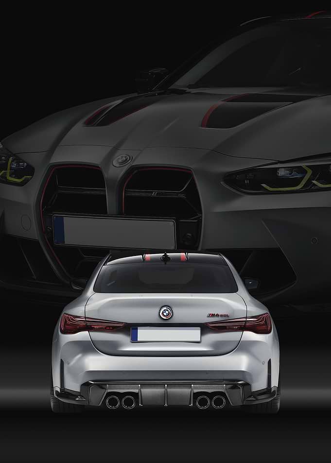Silver BMW M4