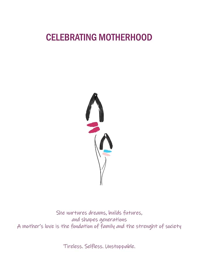 Celebrating Motherhood Minimalist Art
