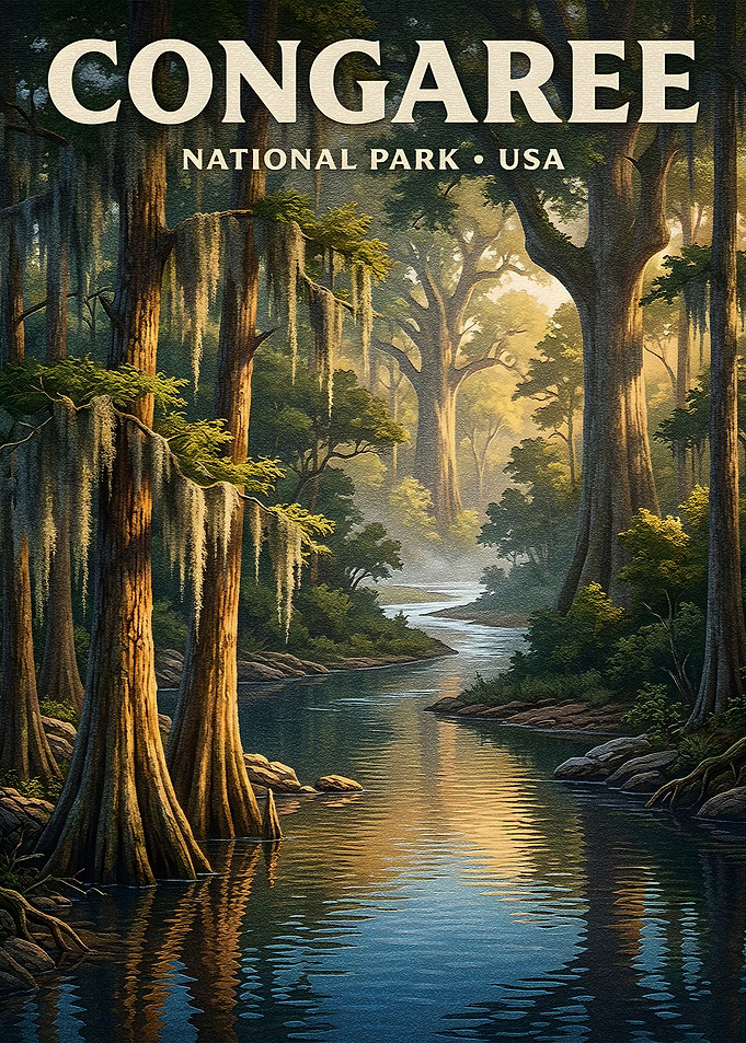 Congaree National Park Landscape