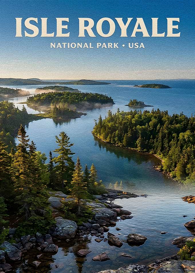 Isle Royale National Park Poster