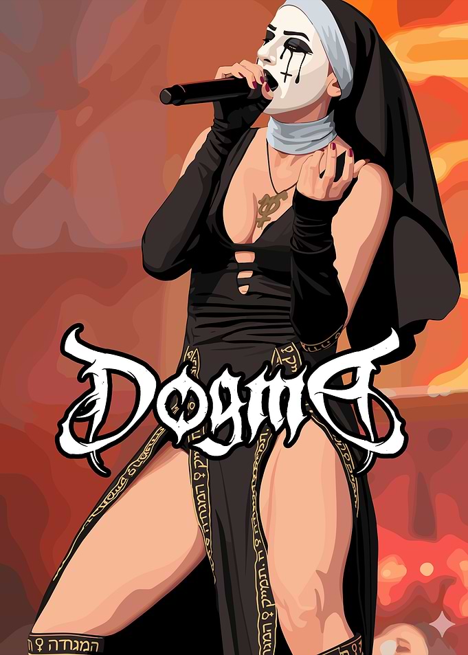 Dogma Nun Singer Digital Art