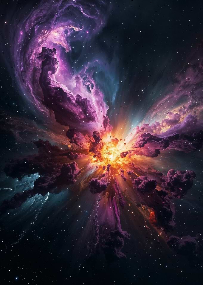 Cosmic Nebula Explosion