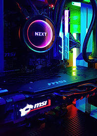Gaming PC with RGB Lighting