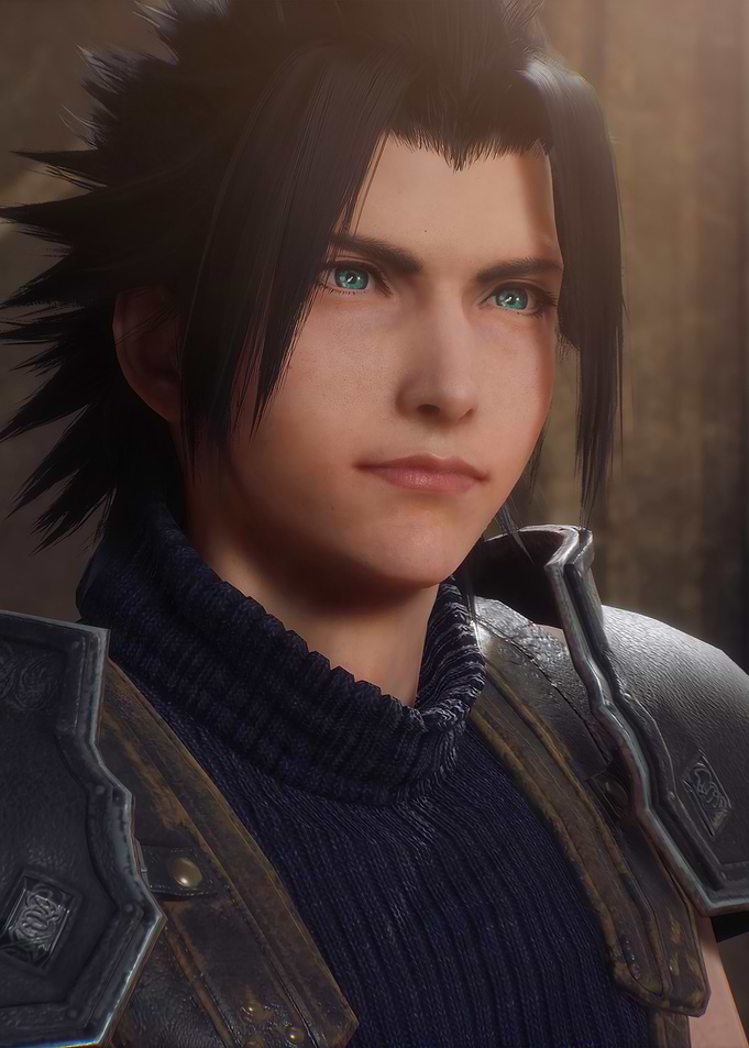 Zack Fair Portrait Final Fantasy