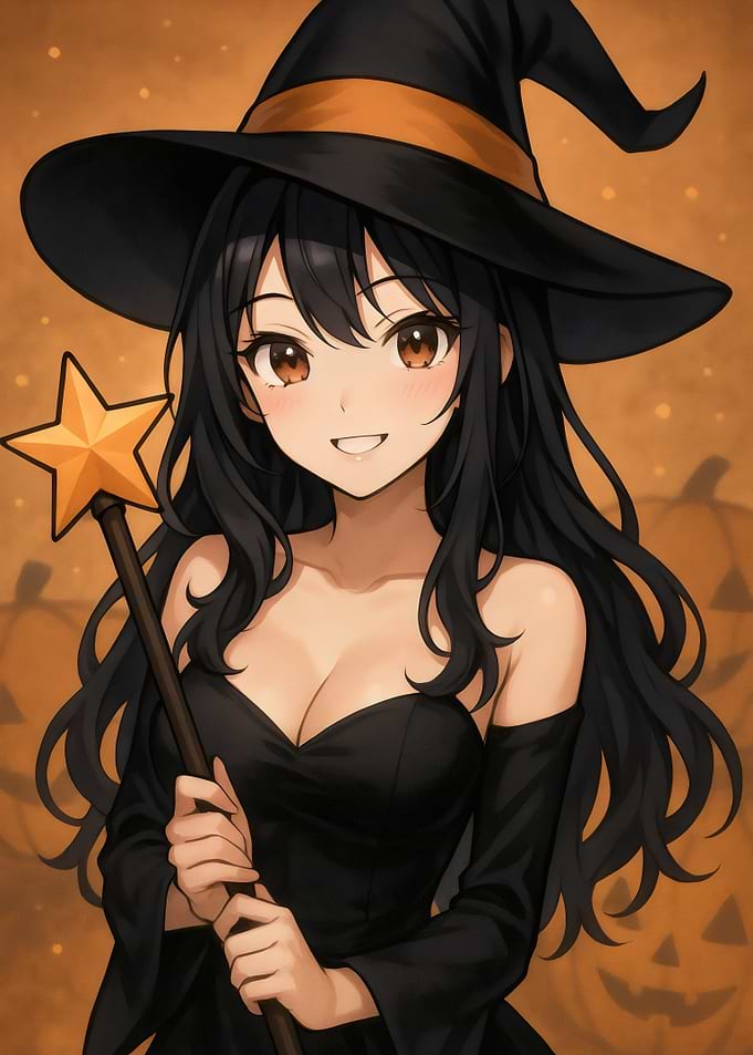 Anime Girl Witch