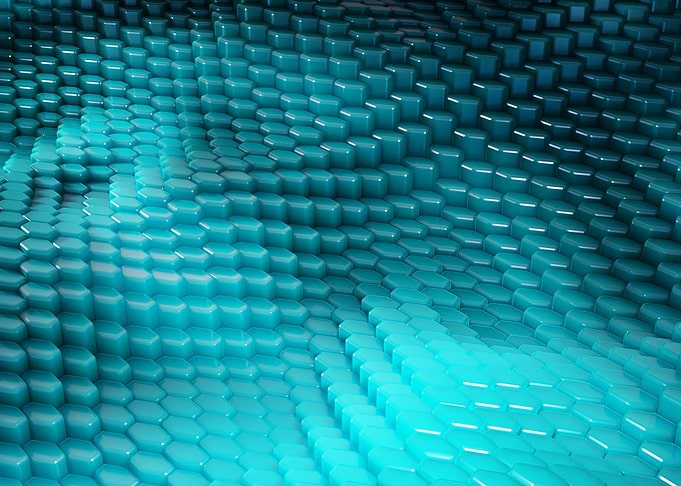 Ripple Hexagon Pattern
