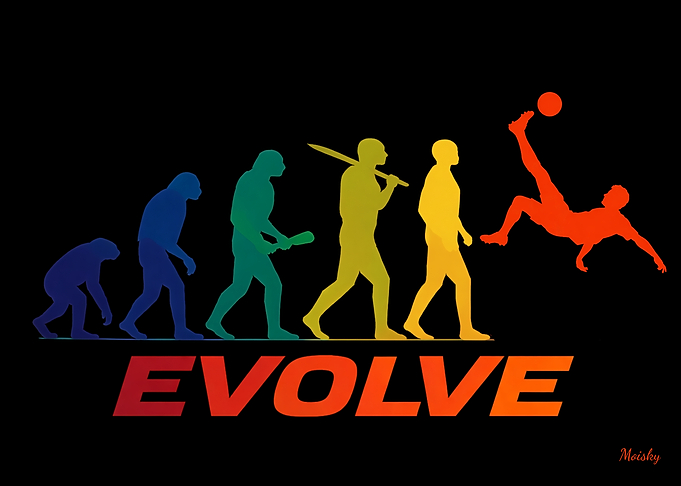 Evolution of Soccer Player