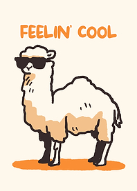 Cool Camel Cartoon Illustration
