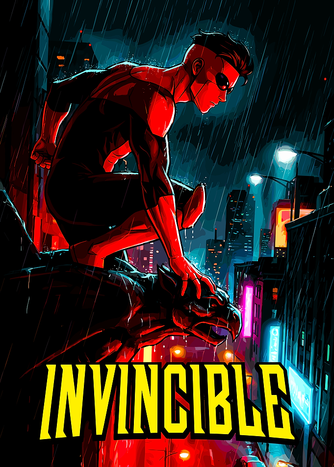 Invincible Comic Book Cover Art