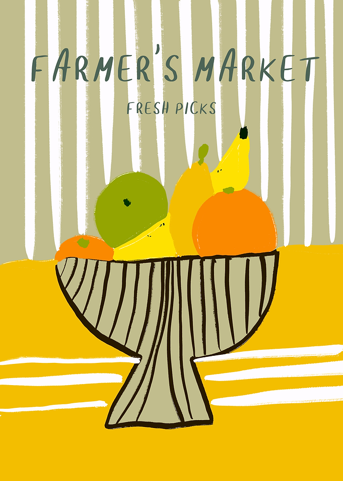 Farmer's Market Fresh Picks Still Life