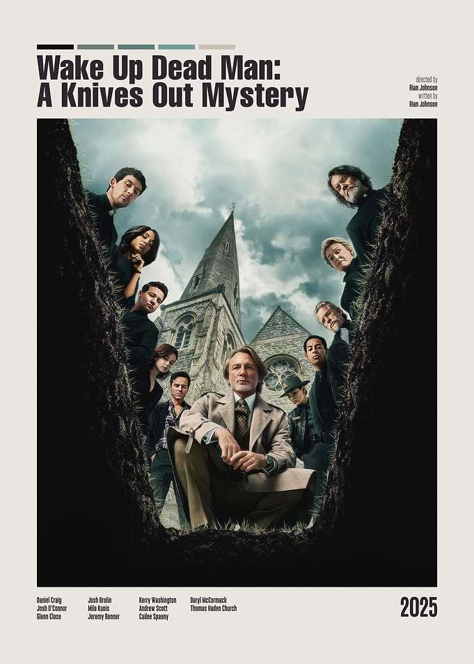 Wake Up Dead Man: A Knives Out Mystery Movie Poster