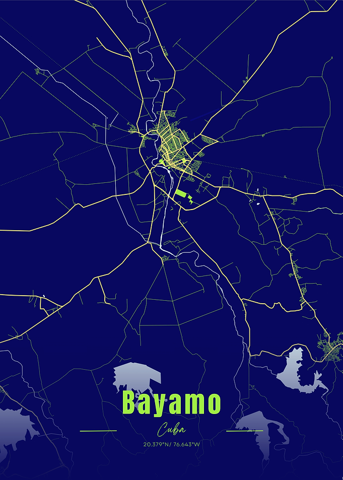 Bayamo, Cuba City Map