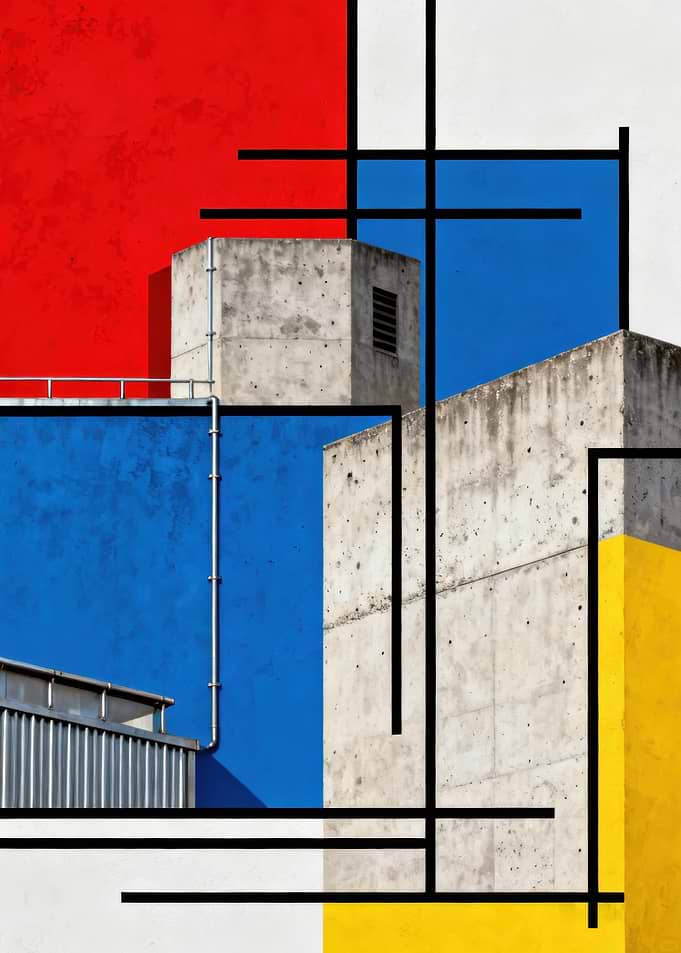 Ruhr Valley Cosmos — Brutalist Geometry