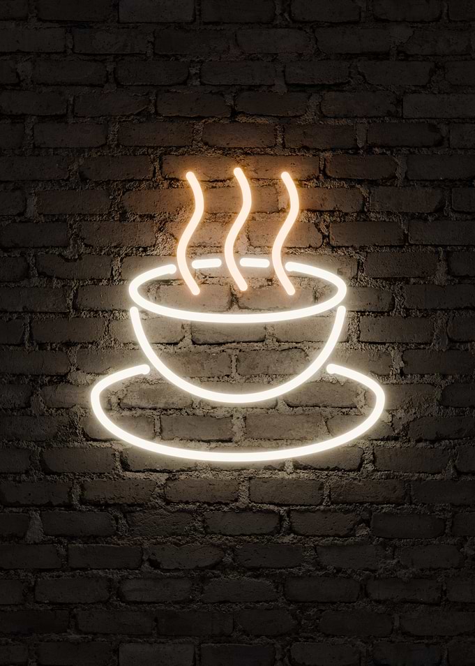 Neon Soup Bowl
