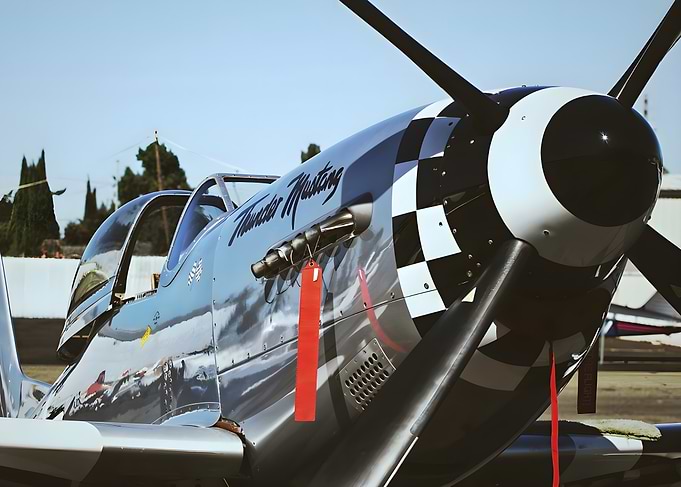 P-51 Mustang 'Thunder Mustang' Close-Up