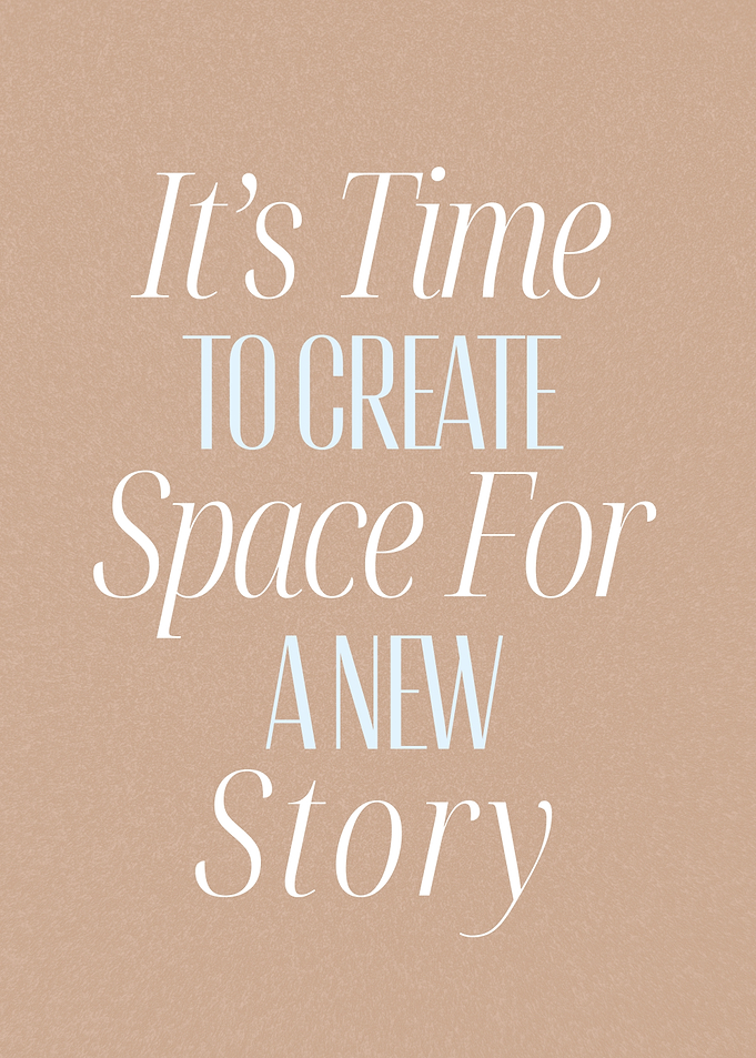 Inspirational Quote: Create a New Story