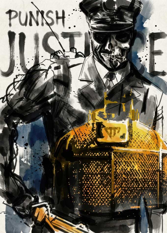 Punish Justice Outlast Art Illustration