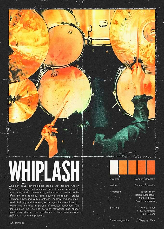 Whiplash Movie Poster