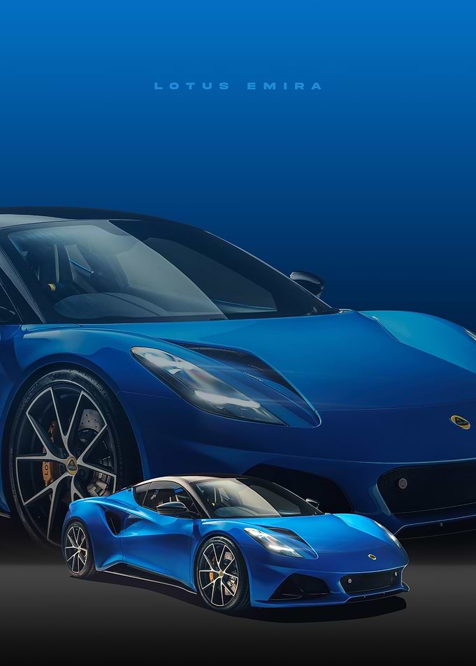 Blue Lotus Emira Car