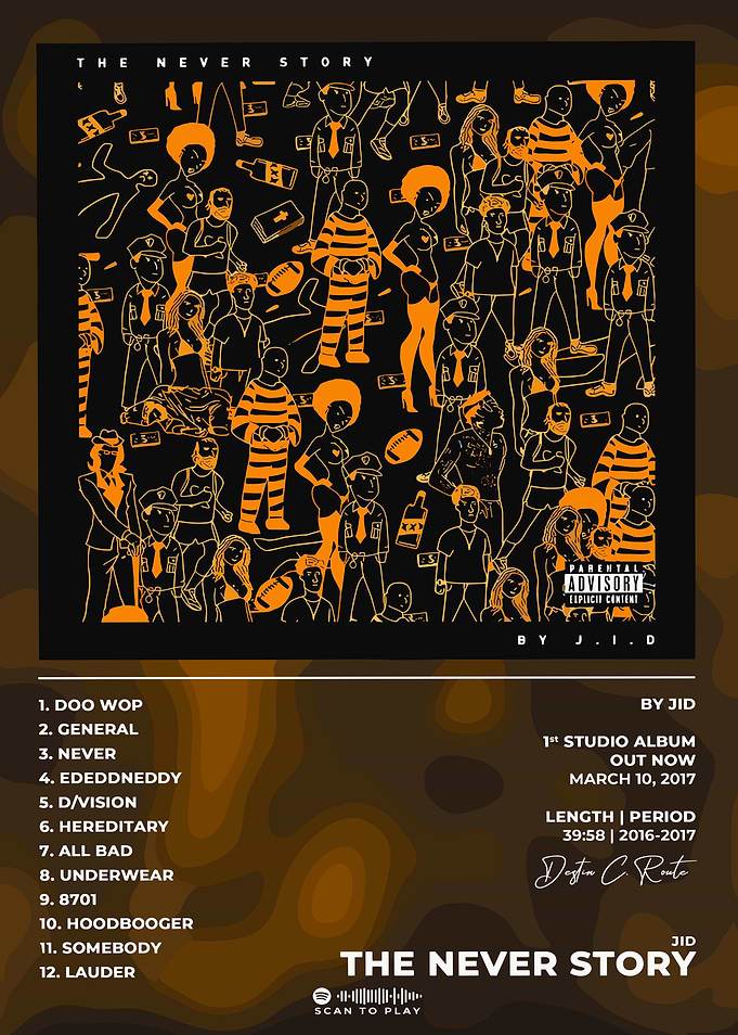 The Never Story Album Cover Art